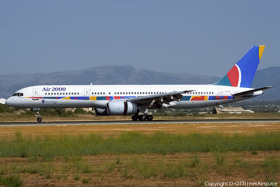 Air 2000 Boeing 757-28A (G-OOOA) | Photo 429336