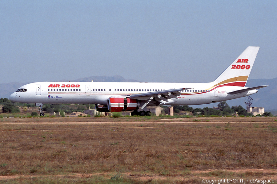 Air 2000 Boeing 757-236 (G-OOOT) | Photo 143714