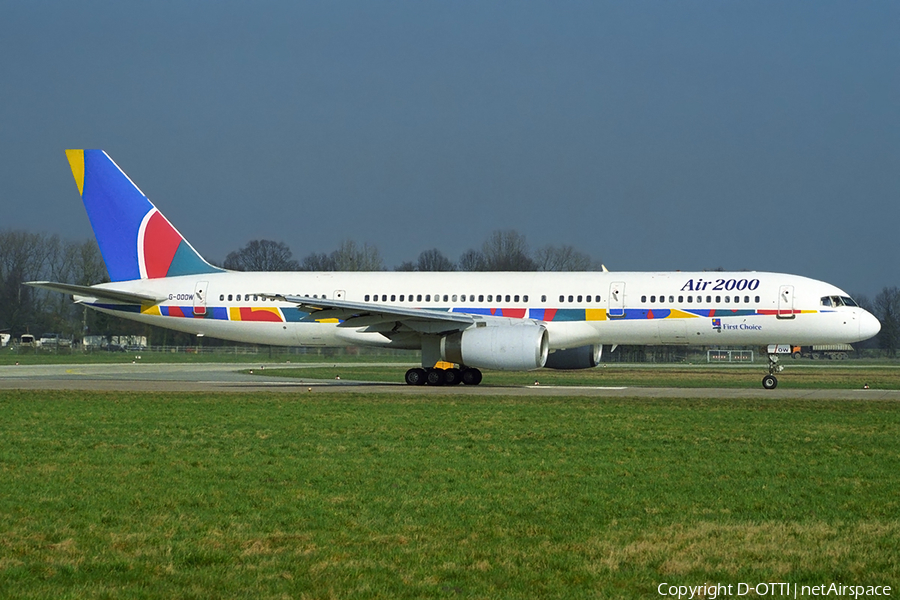 Air 2000 Boeing 757-225 (G-OOOW) | Photo 387010