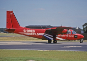 Red Devils Parachute Team Britten-Norman BN-2T Turbine Islander (G-ORED) at  Bournemouth - International (Hurn), United Kingdom