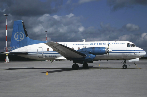 Emerald Airways Hawker Siddeley HS.748-275 Series 2A (G-OSOE) at  Hamburg - Fuhlsbuettel (Helmut Schmidt), Germany