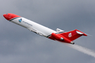 T2 Aviation Boeing 727-2S2F(Adv) (G-OSRA) at  Farnborough, United Kingdom