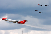 T2 Aviation Boeing 727-2S2F(Adv) (G-OSRA) at  Farnborough, United Kingdom