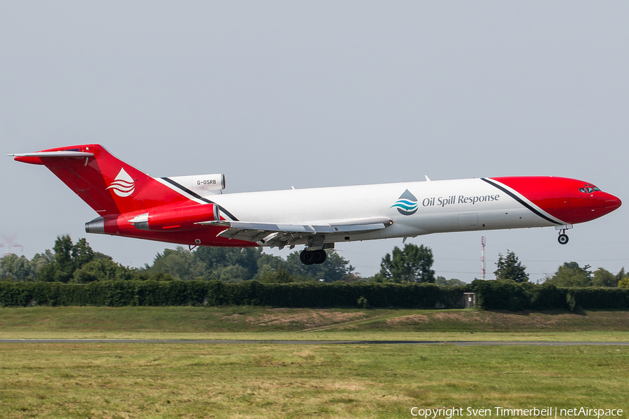 T2 Aviation Boeing 727-2S2F(Adv) (G-OSRB) | Photo 176233