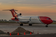 T2 Aviation Boeing 727-2S2F(Adv) (G-OSRB) at  Maastricht-Aachen, Netherlands