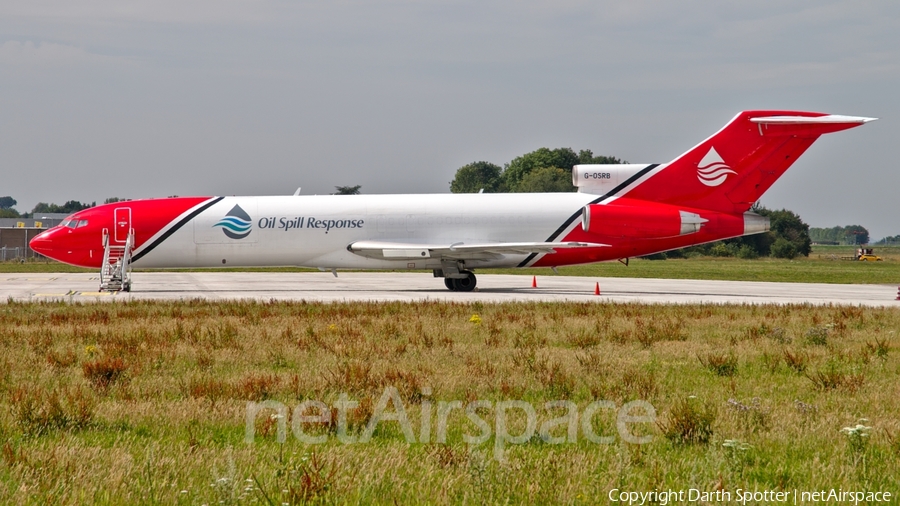 T2 Aviation Boeing 727-2S2F(Adv) (G-OSRB) | Photo 202501