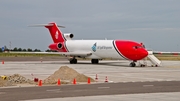 T2 Aviation Boeing 727-2S2F(Adv) (G-OSRB) at  Maastricht-Aachen, Netherlands