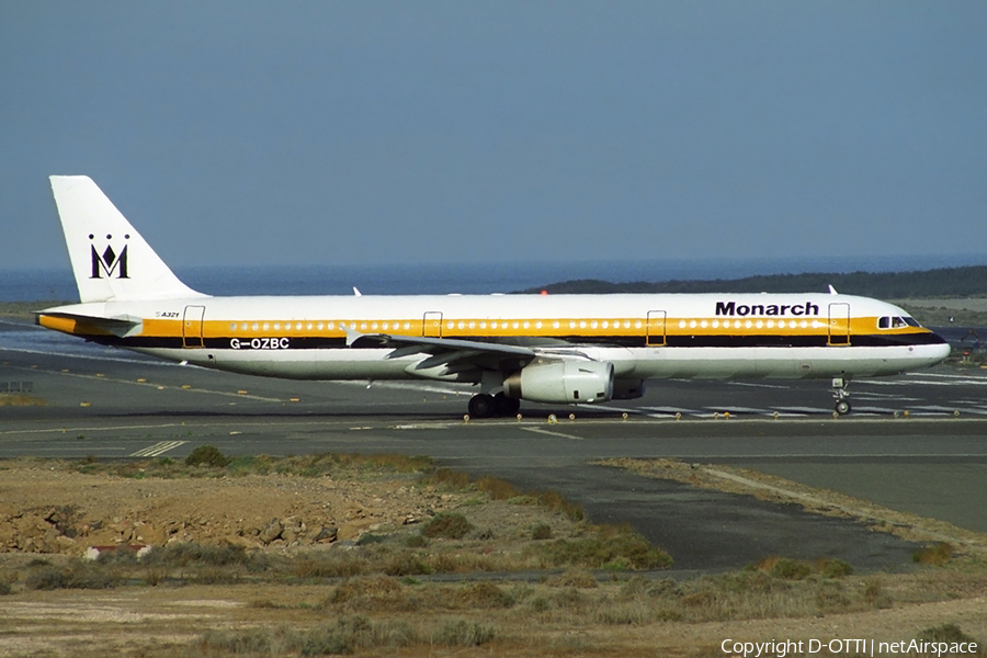 Monarch Airlines Airbus A321-231 (G-OZBC) | Photo 373262