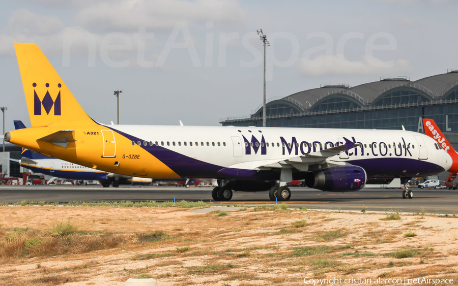 Monarch Airlines Airbus A321-231 (G-OZBE) | Photo 213756