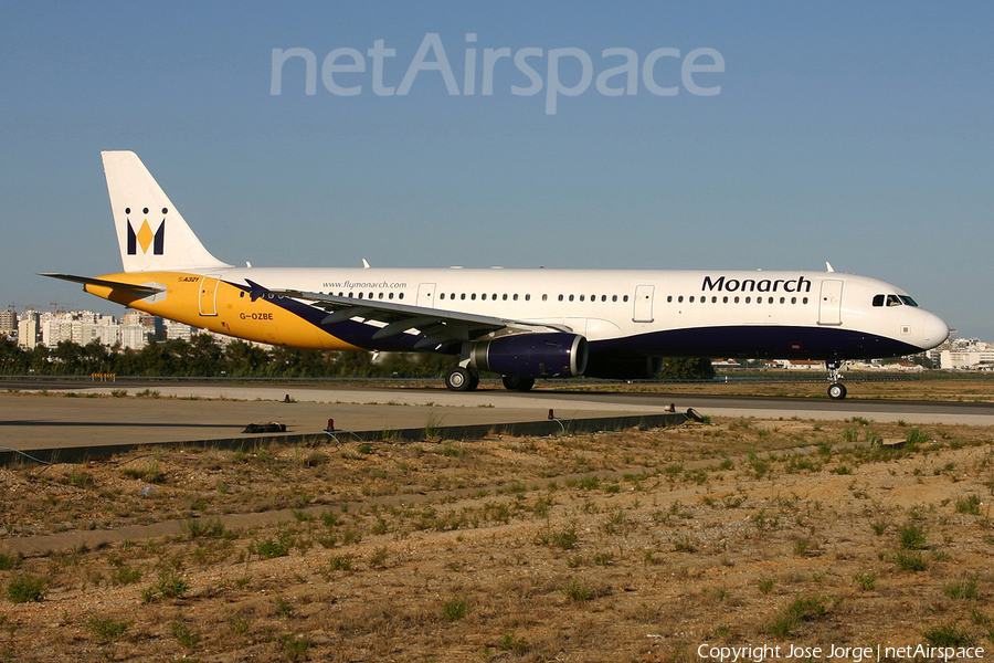 Monarch Airlines Airbus A321-231 (G-OZBE) | Photo 387735