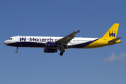 Monarch Airlines Airbus A321-231 (G-OZBE) at  Palma De Mallorca - Son San Juan, Spain