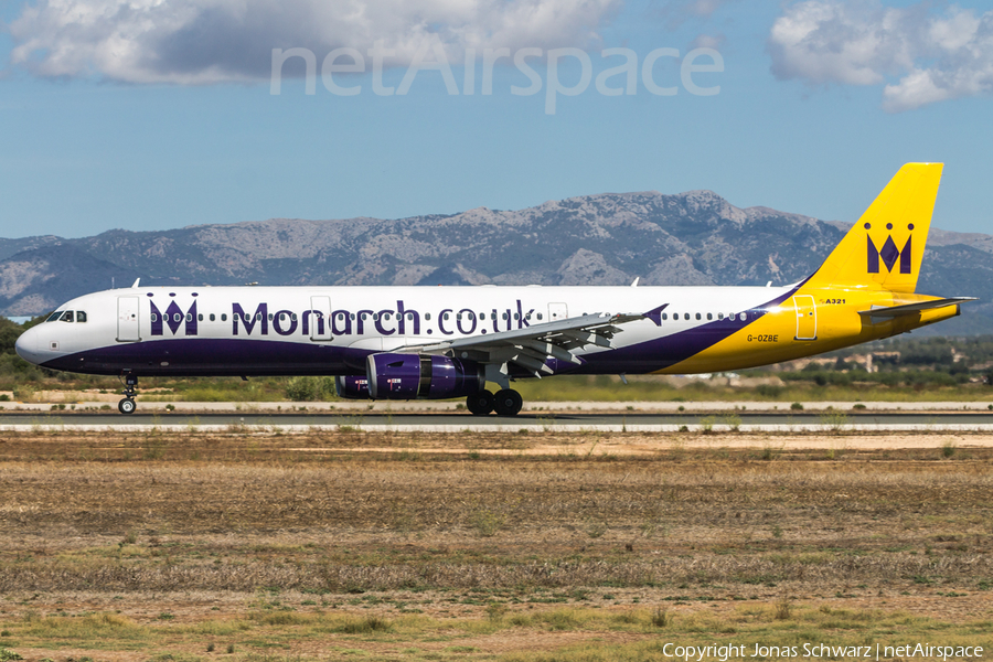 Monarch Airlines Airbus A321-231 (G-OZBE) | Photo 89783