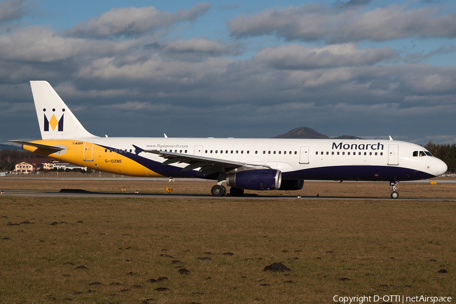 Monarch Airlines Airbus A321-231 (G-OZBE) | Photo 192463