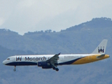 Monarch Airlines Airbus A321-231 (G-OZBG) at  Malaga, Spain