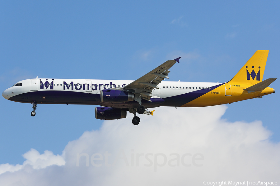 Monarch Airlines Airbus A321-231 (G-OZBG) | Photo 337222