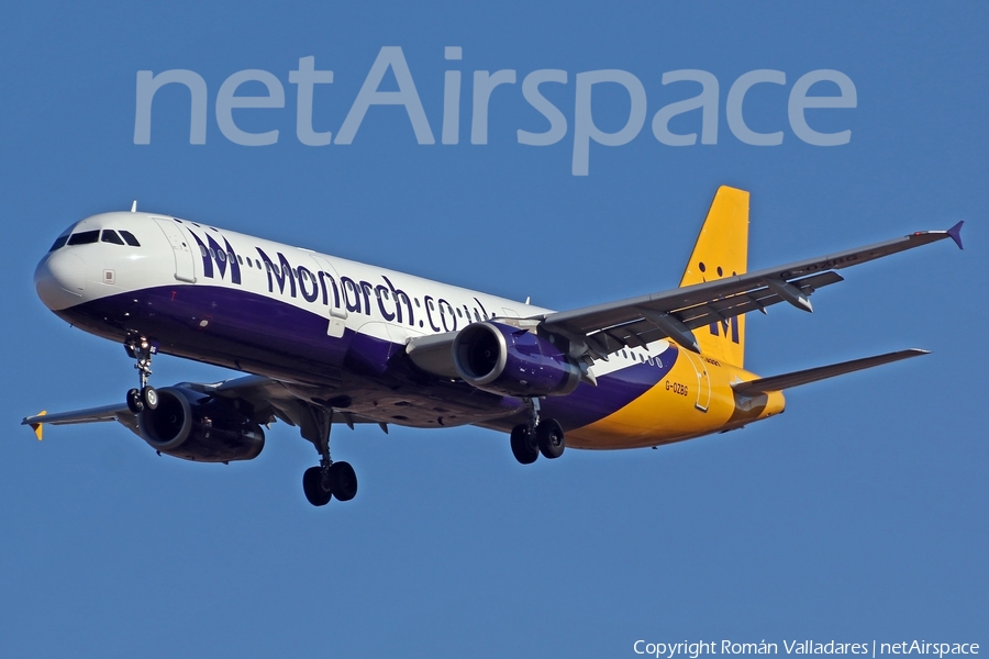 Monarch Airlines Airbus A321-231 (G-OZBG) | Photo 340768