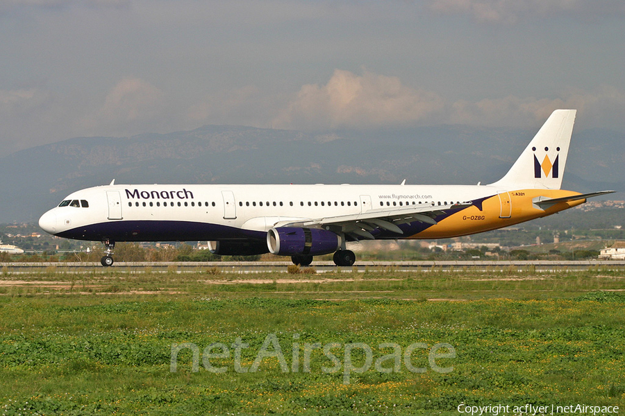 Monarch Airlines Airbus A321-231 (G-OZBG) | Photo 161095