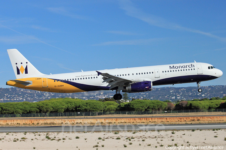 Monarch Airlines Airbus A321-231 (G-OZBH) | Photo 168503