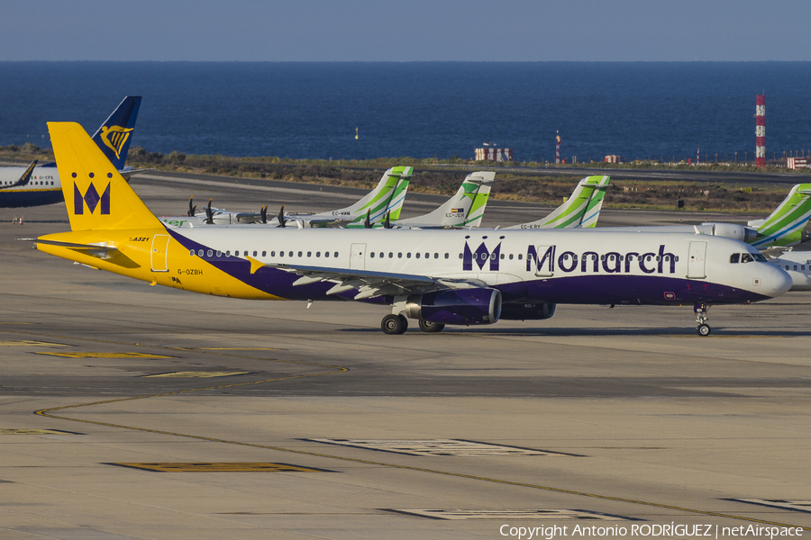 Monarch Airlines Airbus A321-231 (G-OZBH) | Photo 155823