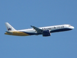 Monarch Airlines Airbus A321-231 (G-OZBI) at  Malaga, Spain