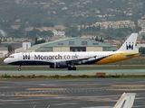 Monarch Airlines Airbus A321-231 (G-OZBI) at  Malaga, Spain