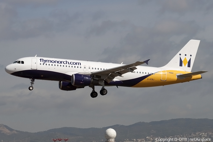 Monarch Airlines Airbus A320-212 (G-OZBJ) | Photo 164304