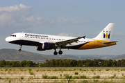 Monarch Airlines Airbus A320-212 (G-OZBJ) at  Faro - International, Portugal