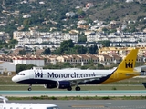 Monarch Airlines Airbus A320-214 (G-OZBK) at  Malaga, Spain