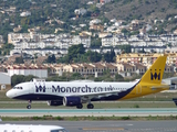 Monarch Airlines Airbus A320-214 (G-OZBK) at  Malaga, Spain