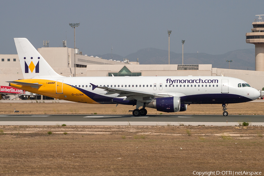 Monarch Airlines Airbus A320-214 (G-OZBK) | Photo 204385
