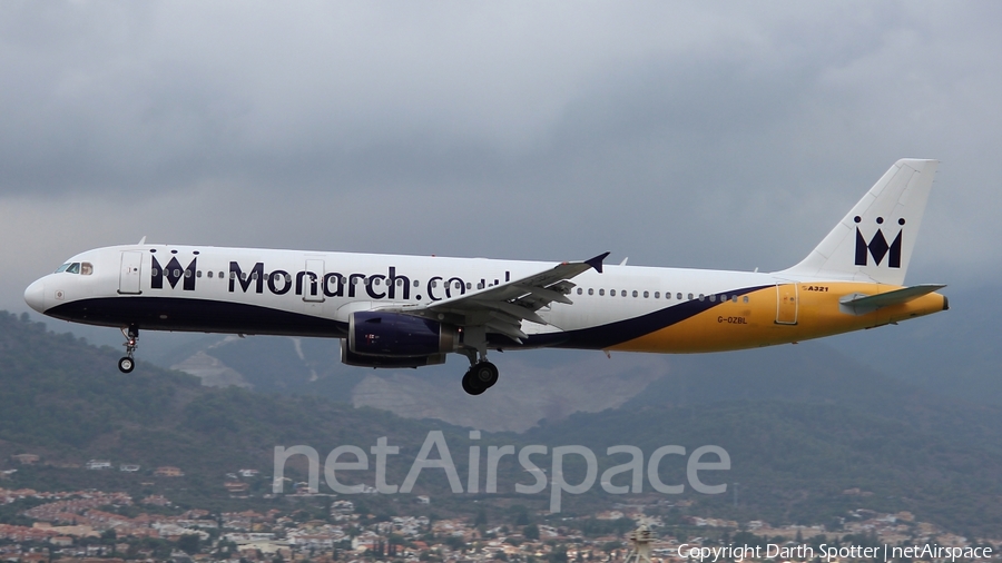 Monarch Airlines Airbus A321-231 (G-OZBL) | Photo 212778