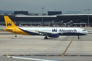 Monarch Airlines Airbus A321-231 (G-OZBL) at  Barcelona - El Prat, Spain