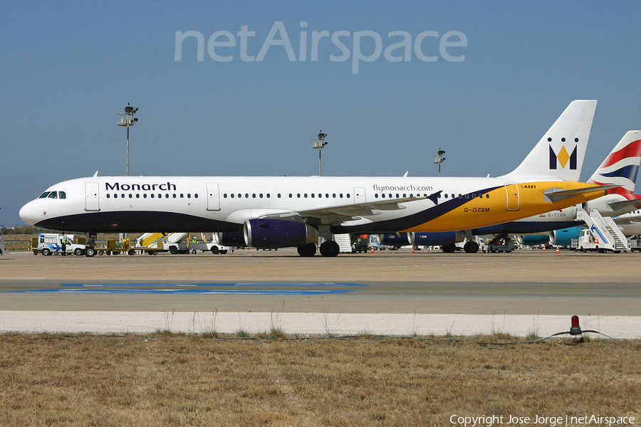 Monarch Airlines Airbus A321-231 (G-OZBM) | Photo 389639