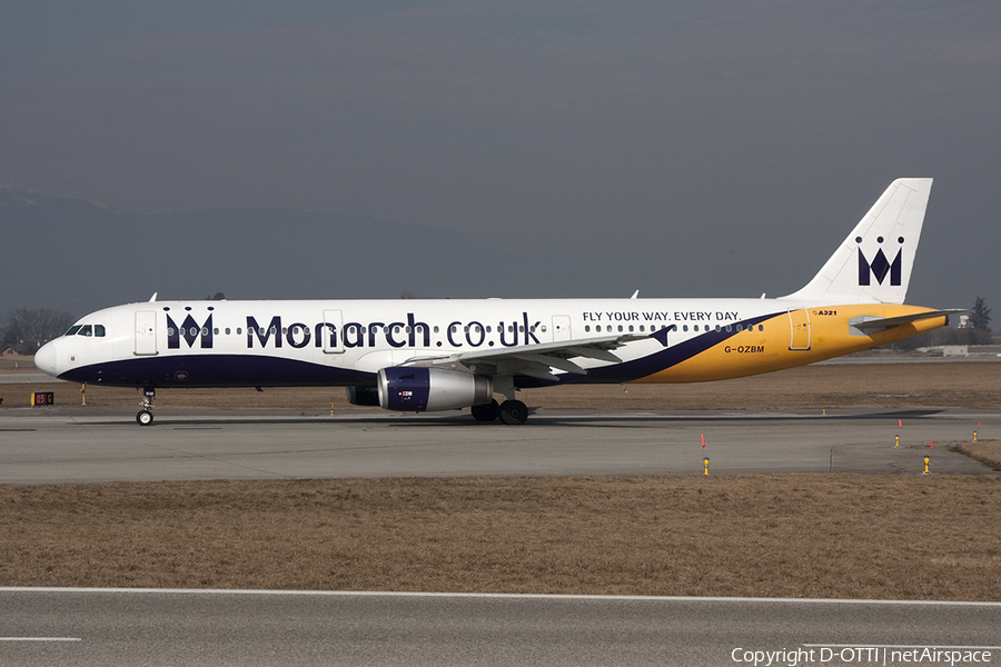 Monarch Airlines Airbus A321-231 (G-OZBM) | Photo 376350