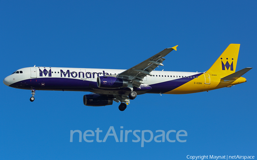 Monarch Airlines Airbus A321-231 (G-OZBN) | Photo 259958
