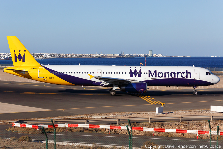 Monarch Airlines Airbus A321-231 (G-OZBO) | Photo 184297
