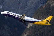 Monarch Airlines Airbus A321-231 (G-OZBO) at  Innsbruck - Kranebitten, Austria