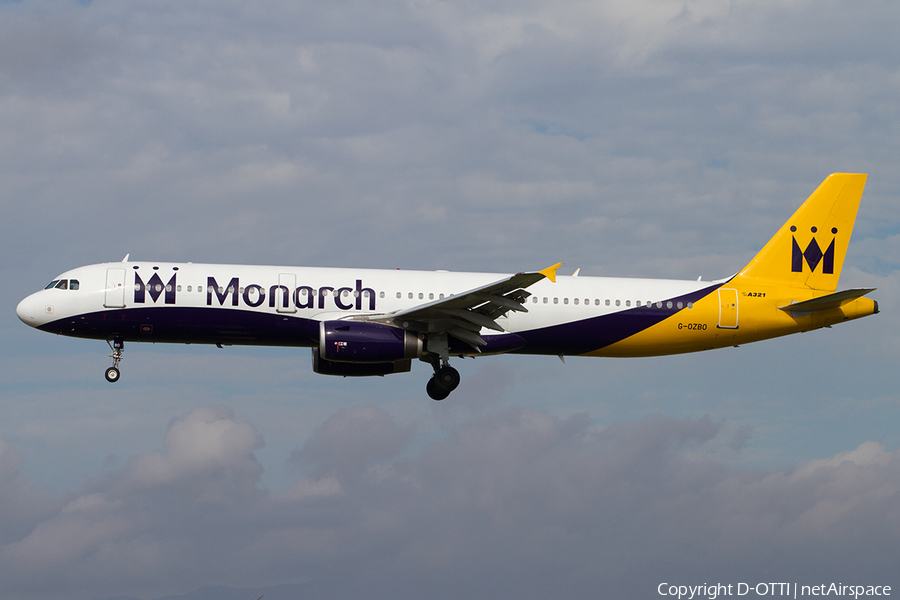 Monarch Airlines Airbus A321-231 (G-OZBO) | Photo 518722