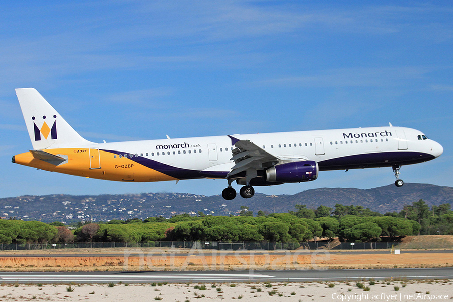 Monarch Airlines Airbus A321-231 (G-OZBP) | Photo 168508