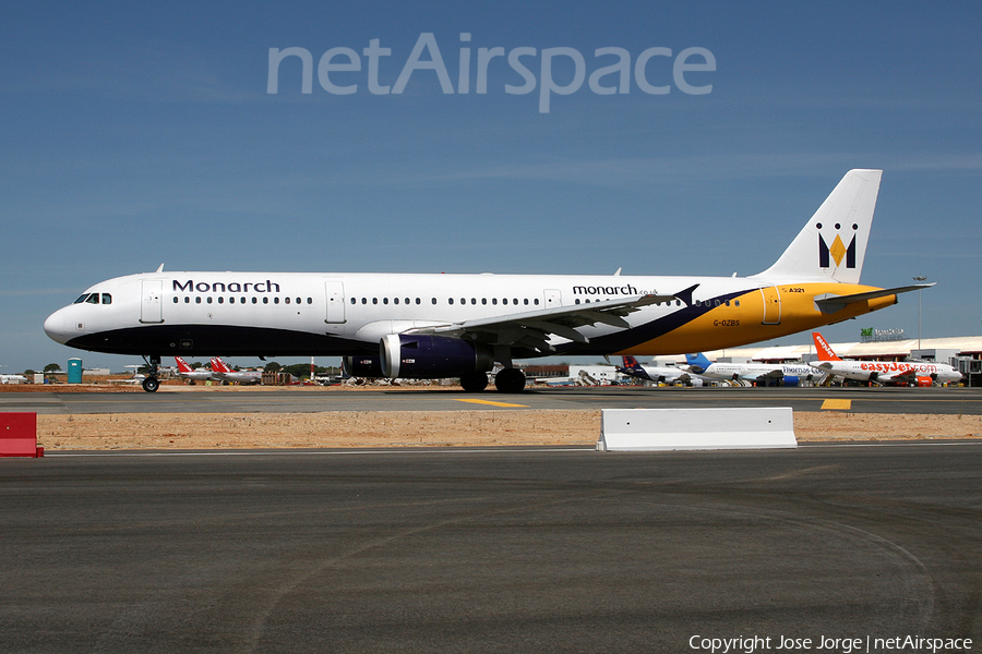 Monarch Airlines Airbus A321-231 (G-OZBS) | Photo 386595