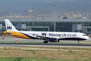 Monarch Airlines Airbus A321-231 (G-OZBT) at  Malaga, Spain