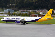 Monarch Airlines Airbus A321-231 (G-OZBU) at  Innsbruck - Kranebitten, Austria