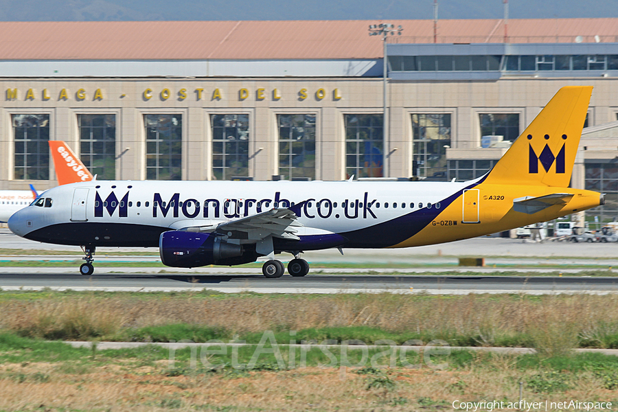 Monarch Airlines Airbus A320-214 (G-OZBW) | Photo 306381