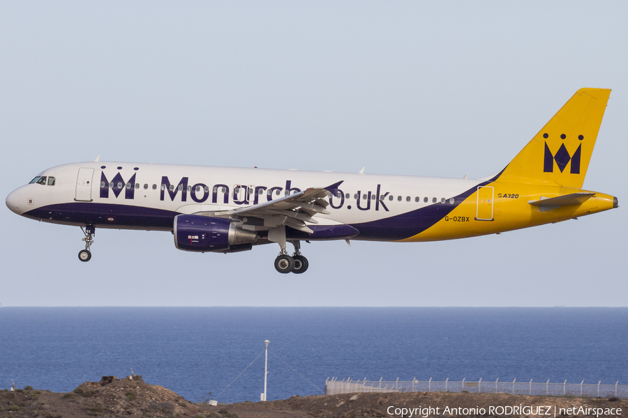 Monarch Airlines Airbus A320-214 (G-OZBX) | Photo 152487