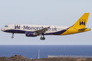 Monarch Airlines Airbus A320-214 (G-OZBX) at  Gran Canaria, Spain