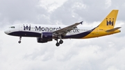 Monarch Airlines Airbus A320-214 (G-OZBX) at  Palma De Mallorca - Son San Juan, Spain