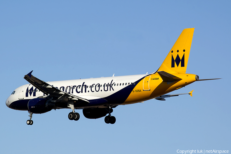 Monarch Airlines Airbus A320-214 (G-OZBX) | Photo 221436