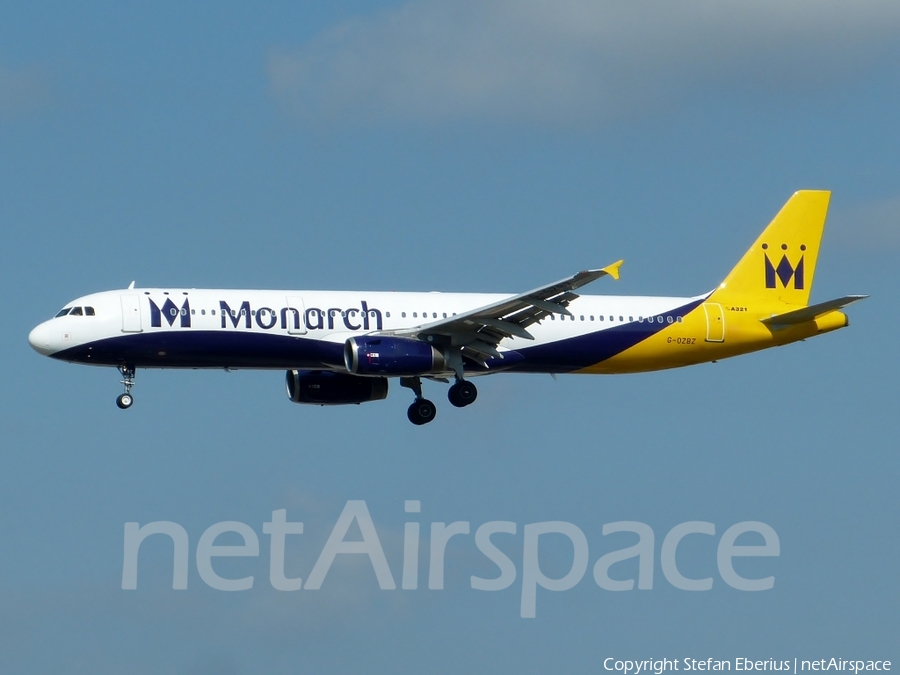 Monarch Airlines Airbus A321-231 (G-OZBZ) | Photo 124794