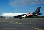 Titan Airways Airbus A320-233 (G-POWI) at  Oslo - Gardermoen, Norway