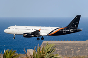 Titan Airways Airbus A320-233 (G-POWK) at  Gran Canaria, Spain